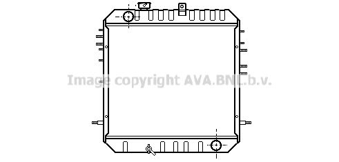 AVA QUALITY COOLING Радиатор, охлаждение двигателя MT2079